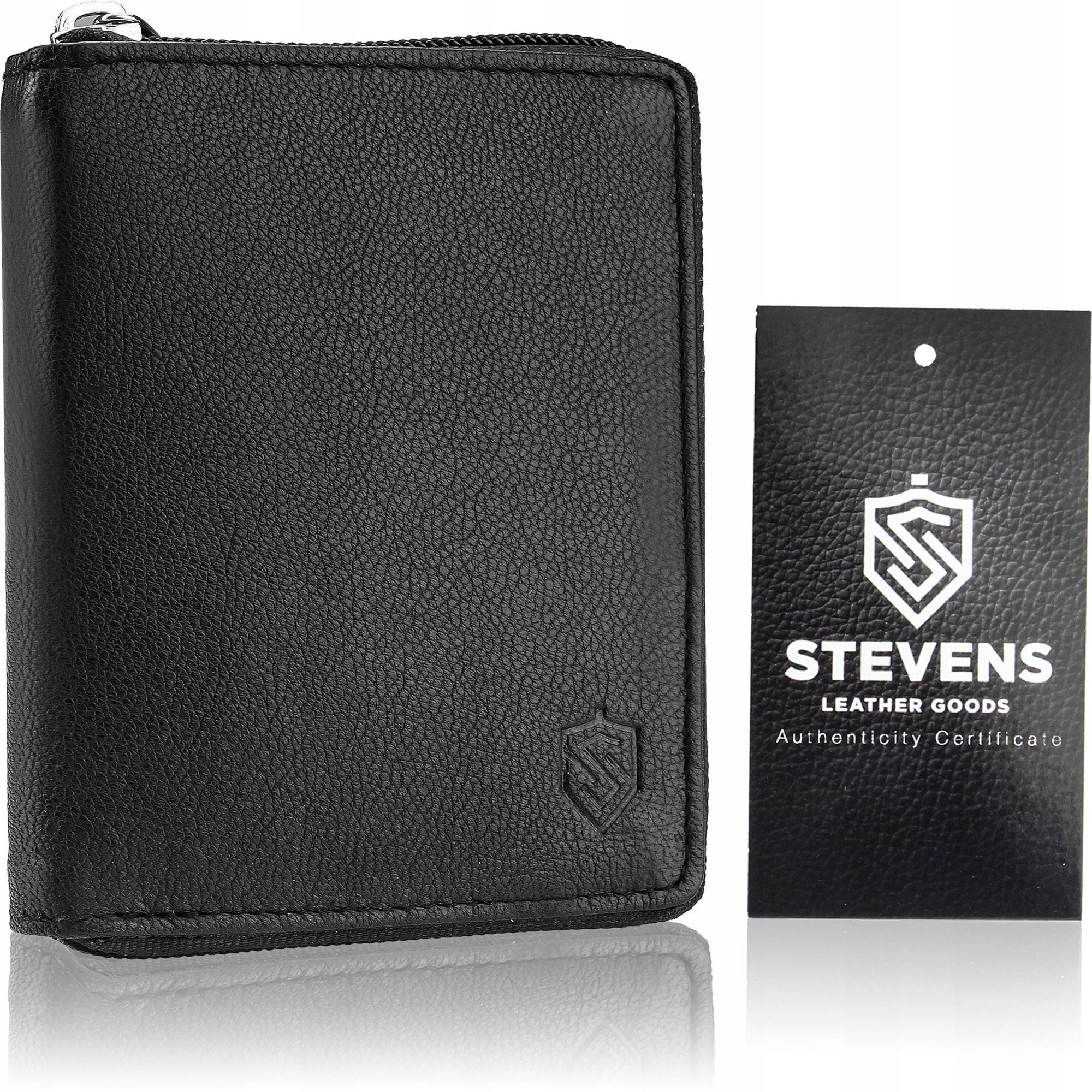 Vyriška vertikali odinė piniginė Stevens S17