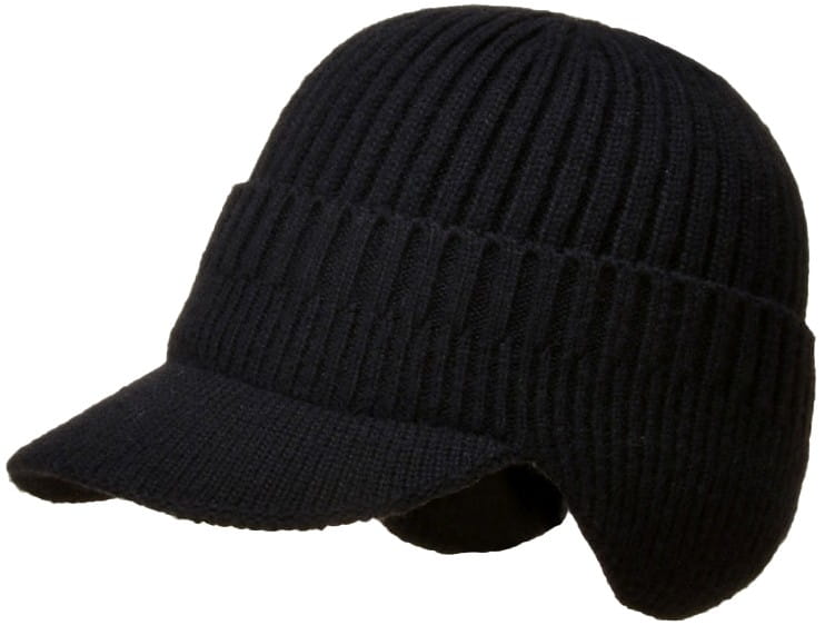 Vyriška žieminė kepurė R64, juoda