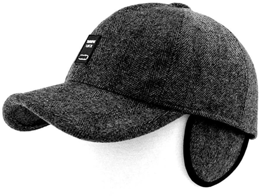 VYRIŠKA ŽIEMINĖ VELTINIO KEPURĖ, PILKA