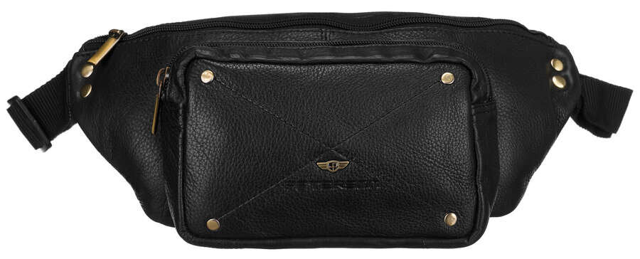 Vyriškas juosmens krepšys Peterson ND37 juodas