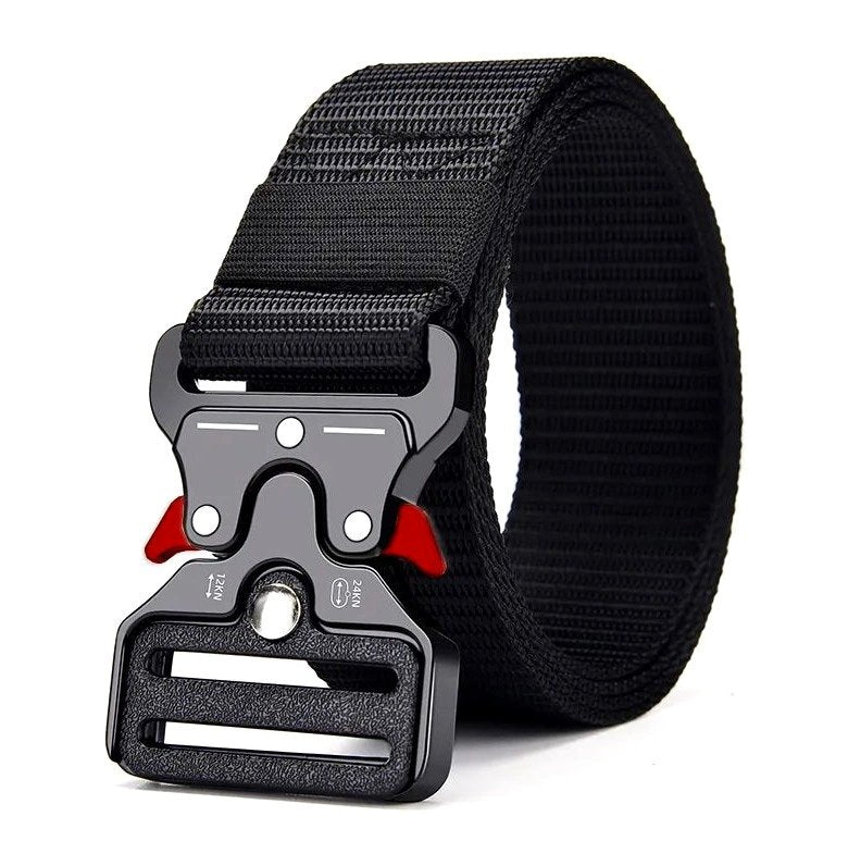 Vyriškas karinis taktinis diržas S86 juodas D69