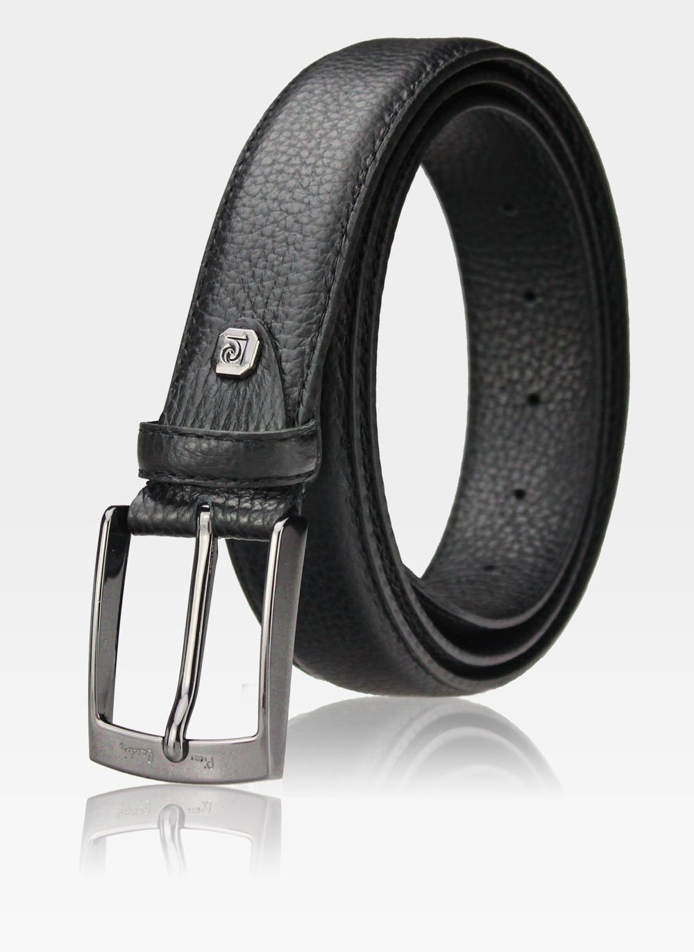 Vyriškas odinis diržas Pierre Cardin ROBO juodas D51