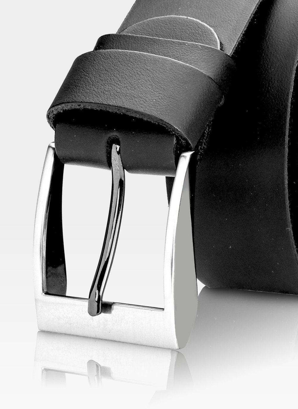 Vyriškas odinis diržas STEVENS juodas D44