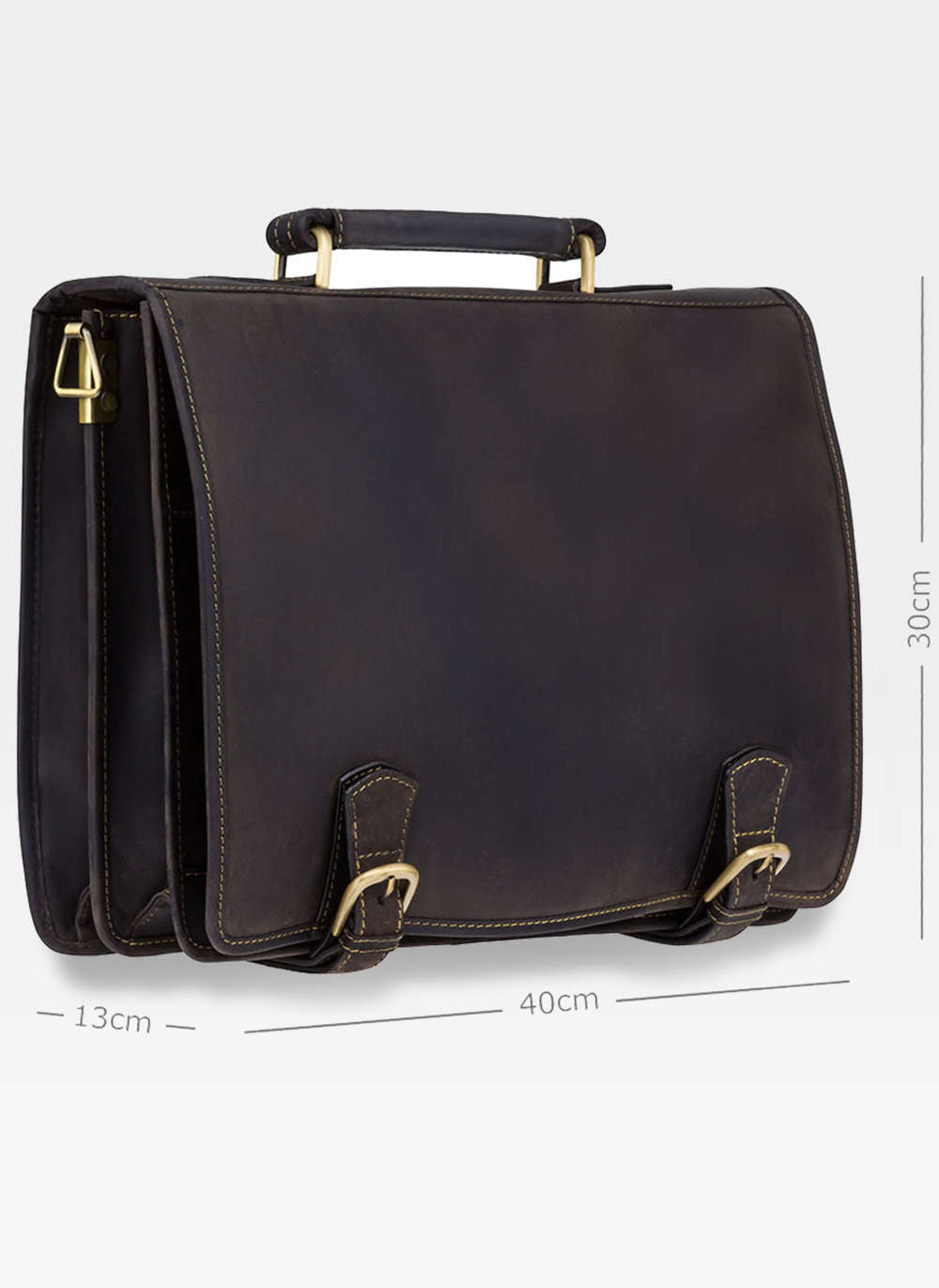 Vyriškas Visconti portfelis, tamsiai rudas R17