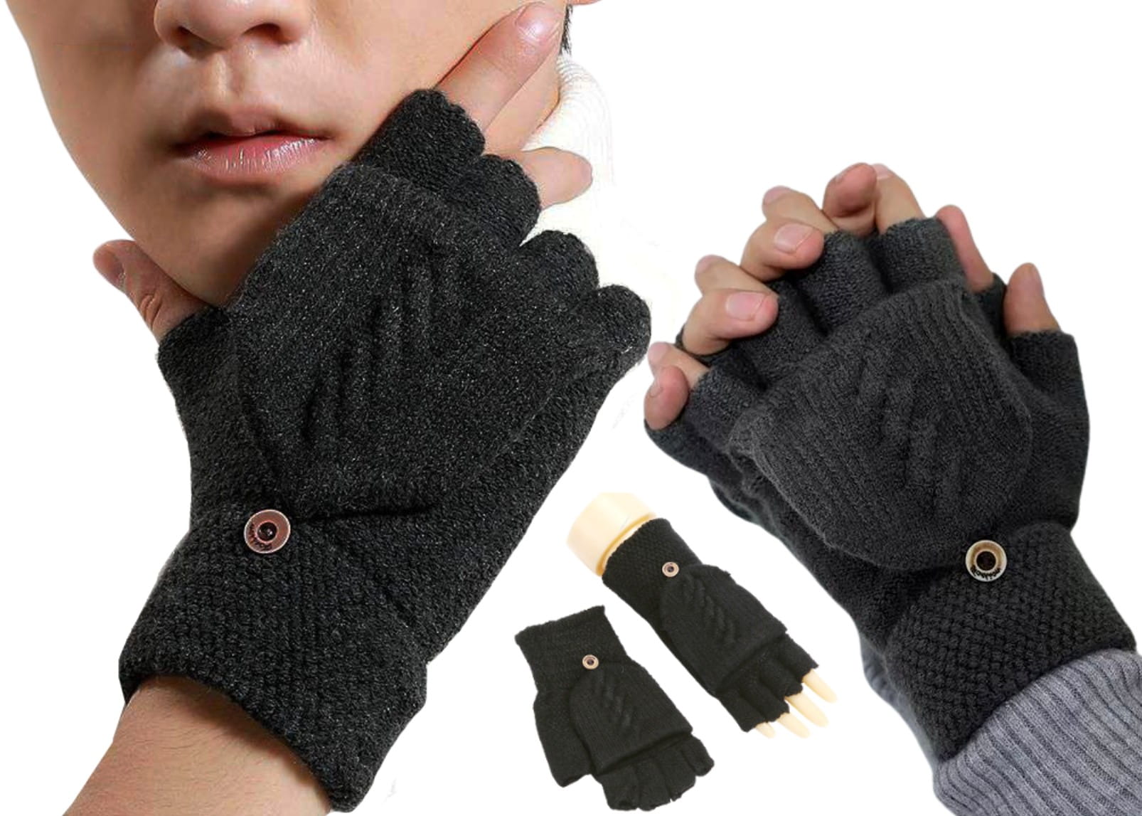 Vyriškos žieminės pirštinės K59