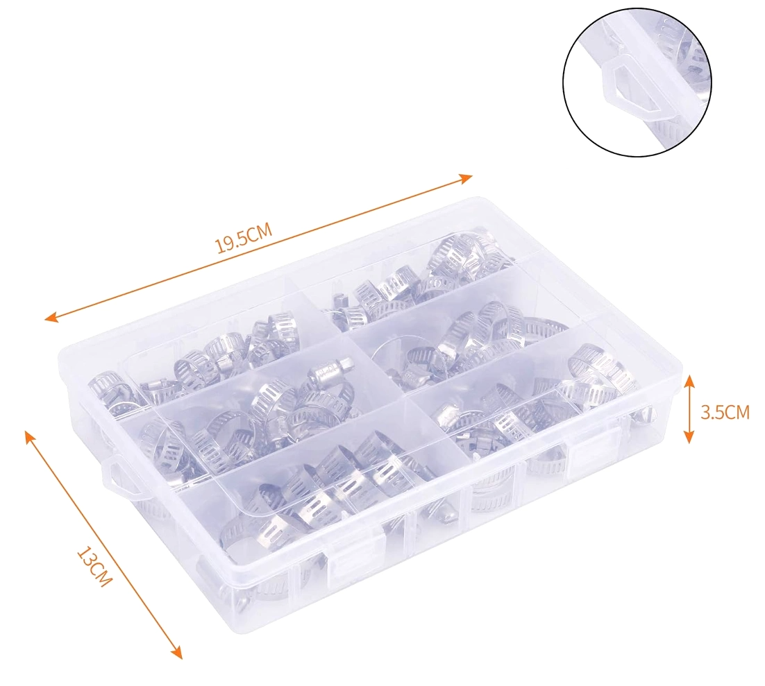 Žarnų spaustukų rinkinys 65 vnt B9