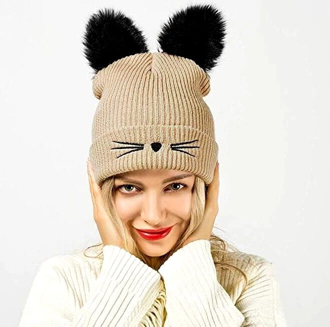 Žieminė moteriška kepurė K61