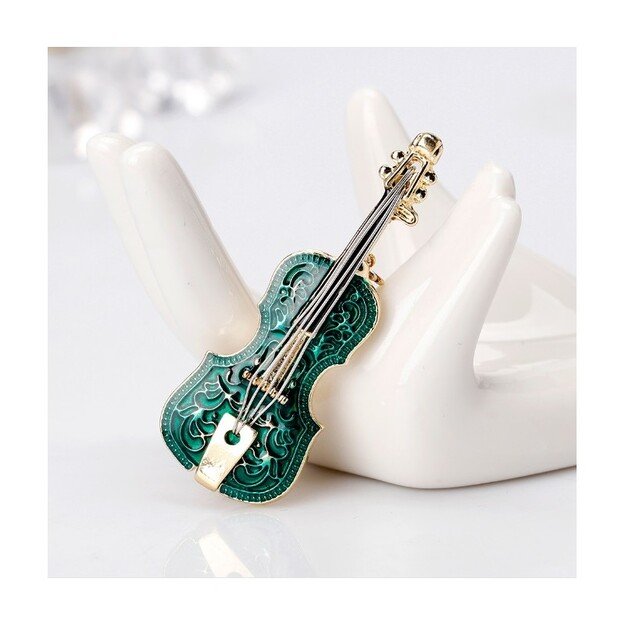 Dekoratyvinė sagė GREEN VIOLIN BZ80