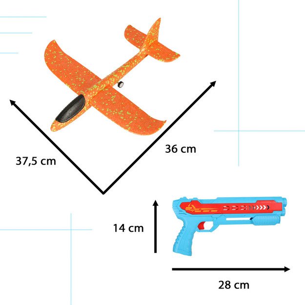 Lėktuvų išmetimo pistoletas, automatika, mėlyna