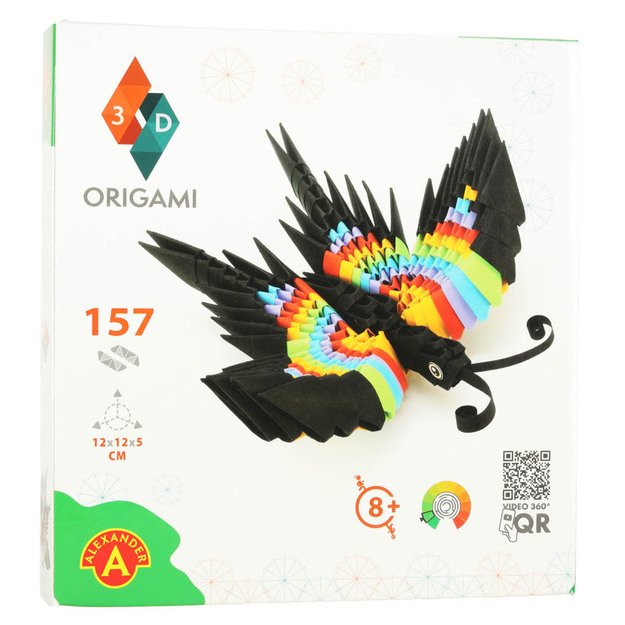 ALEXANDER Origami 3D - Drugelis 154 d. 8+