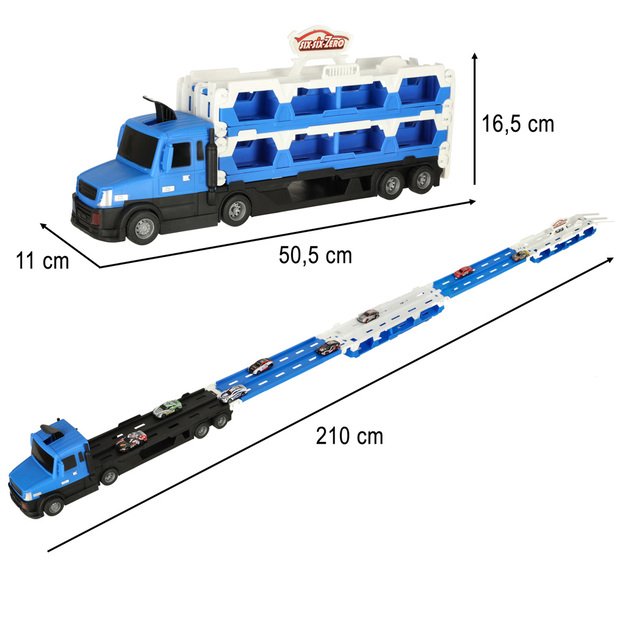 Automobilinis transporto priemonės vežiklis XXL 10 automobilių mėlynas