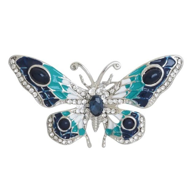 CRYSTAL BUTTERFLY dekoratyvinė sagė BZ112