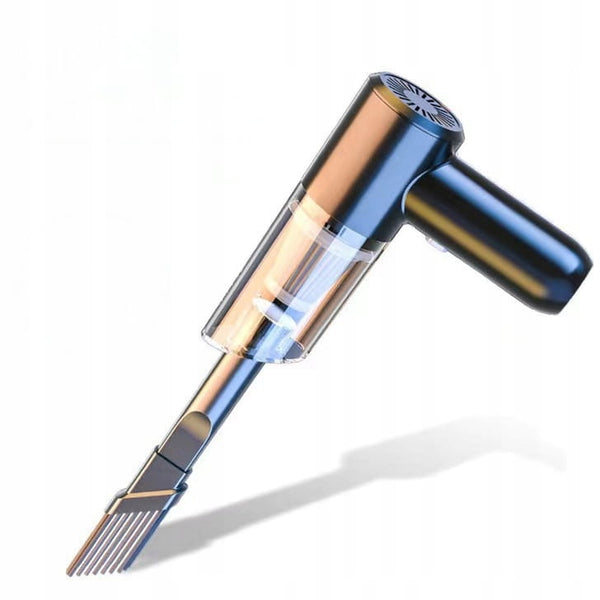 Automobilinis dulkių siurblys USB, galingas 120W, LED, 35kPa, kompaktiškas