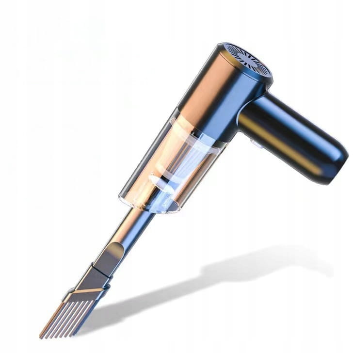 Automobilinis dulkių siurblys USB, galingas 120W, LED, 35kPa, kompaktiškas