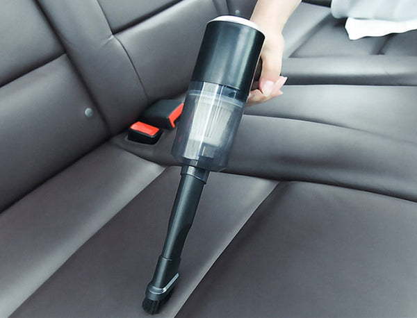 Automobilinis dulkių siurblys USB, galingas 120W, LED, 35kPa, kompaktiškas