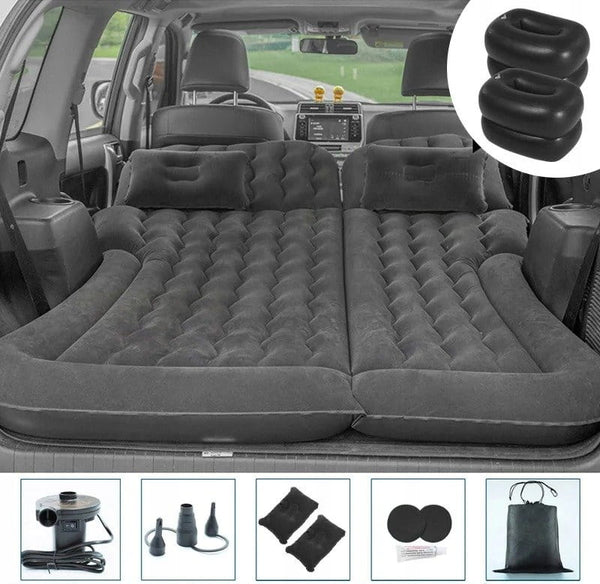 Automobilinis čiužinys, dvivietis, XXL, su pompa