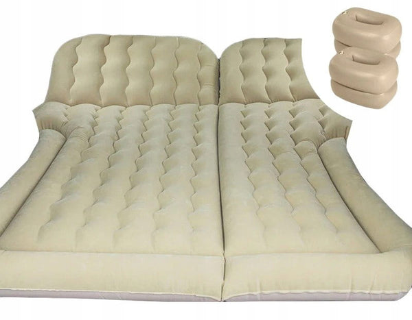 Automobilinis čiužinys, dvivietis, smėlio spalvos