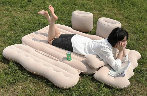 Automobilinis čiužinys, rožinis, XL