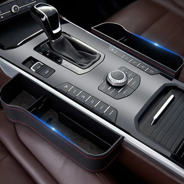 Automobilio odinis organizatorius puodeliui, telefonui ir raktams