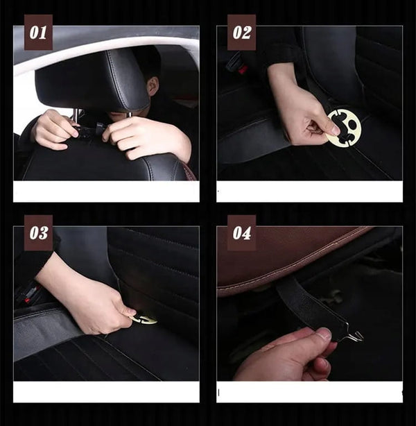 Automobilio organizatorius, stalas iš eko odos, XL