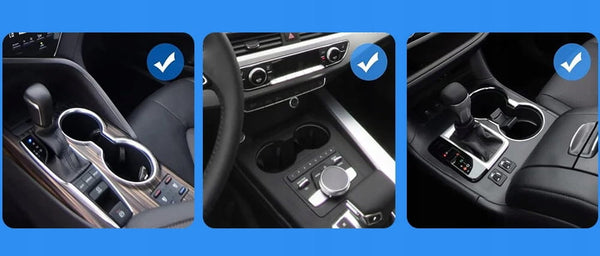 Automobilinis kelioninis staliukas, maisto padėklas, puodelis, telefonas, anglies XL