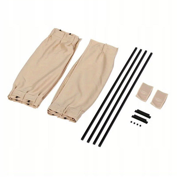 Automobilinės saulės užuolaidos, smėlio, 50x39 cm