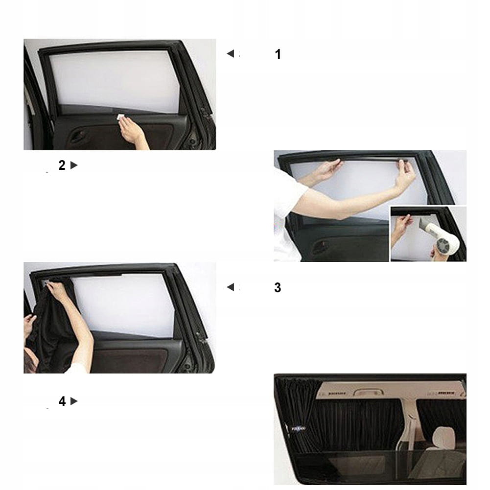 Automobilinės saulės užuolaidos, smėlio, 50x39 cm