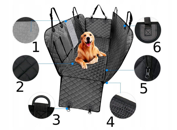 Automobilio užvalkalas XXL, šuns kilimėlis galinei sėdynei