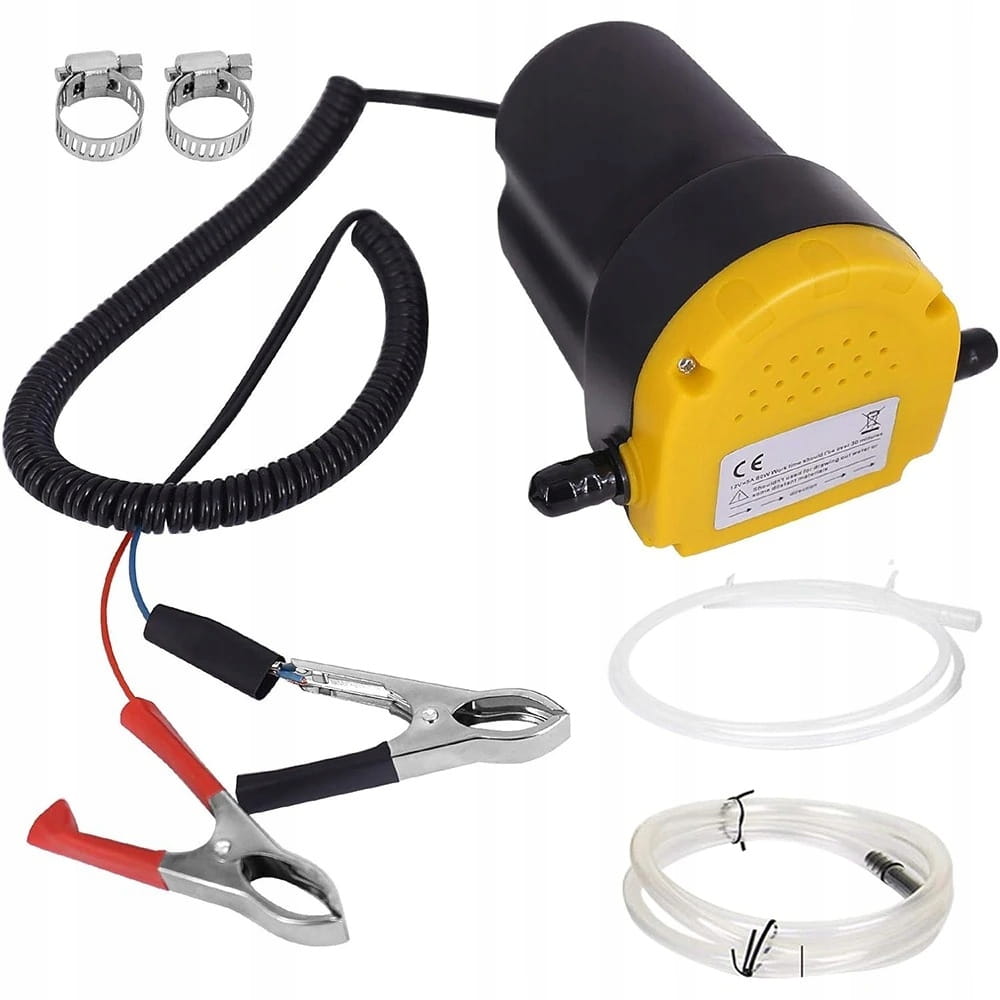 Nešiojamas alyvos siurblys 12V, dyzelinas, ekstraktorius, 60W