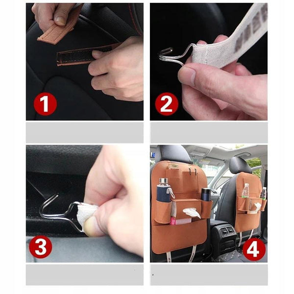 Automobilio organizatorius, juodas veltinis, atlošo apsauga