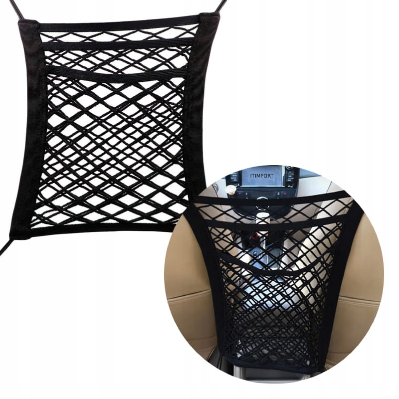 Automobilio organizatorius tarp sėdynių, XXL kišenė su pertvaromis