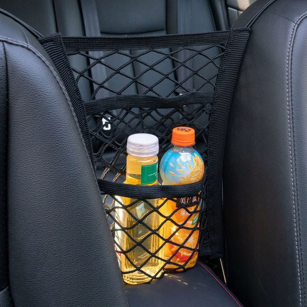 Automobilio organizatorius tarp sėdynių, XXL kišenė su pertvaromis