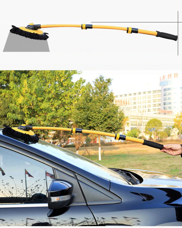 Automobilio langų valymo šepetys, minkštas, 3 įdėklai