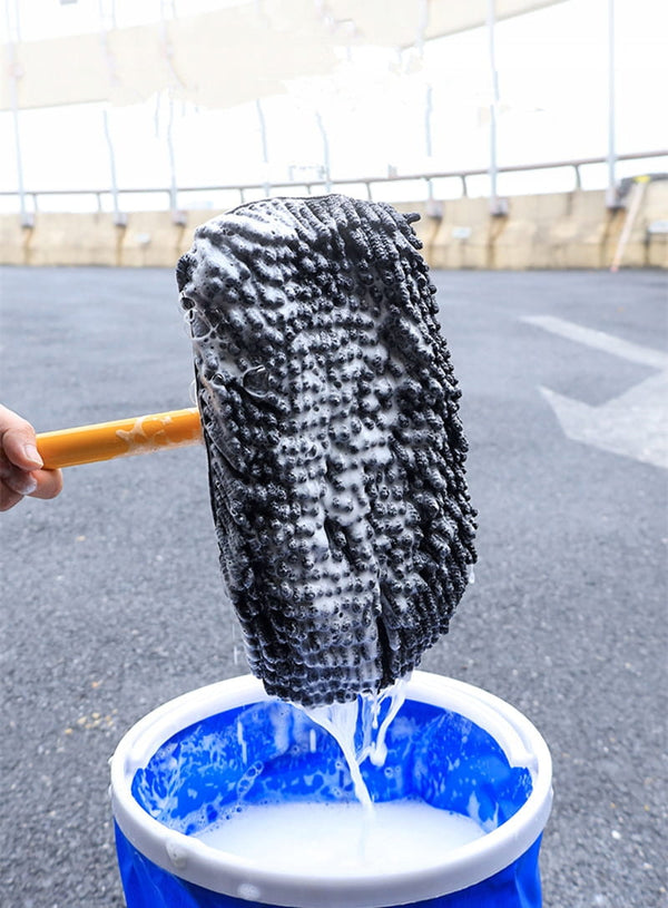 Automobilio langų valymo šepetys, minkštas, 3 įdėklai