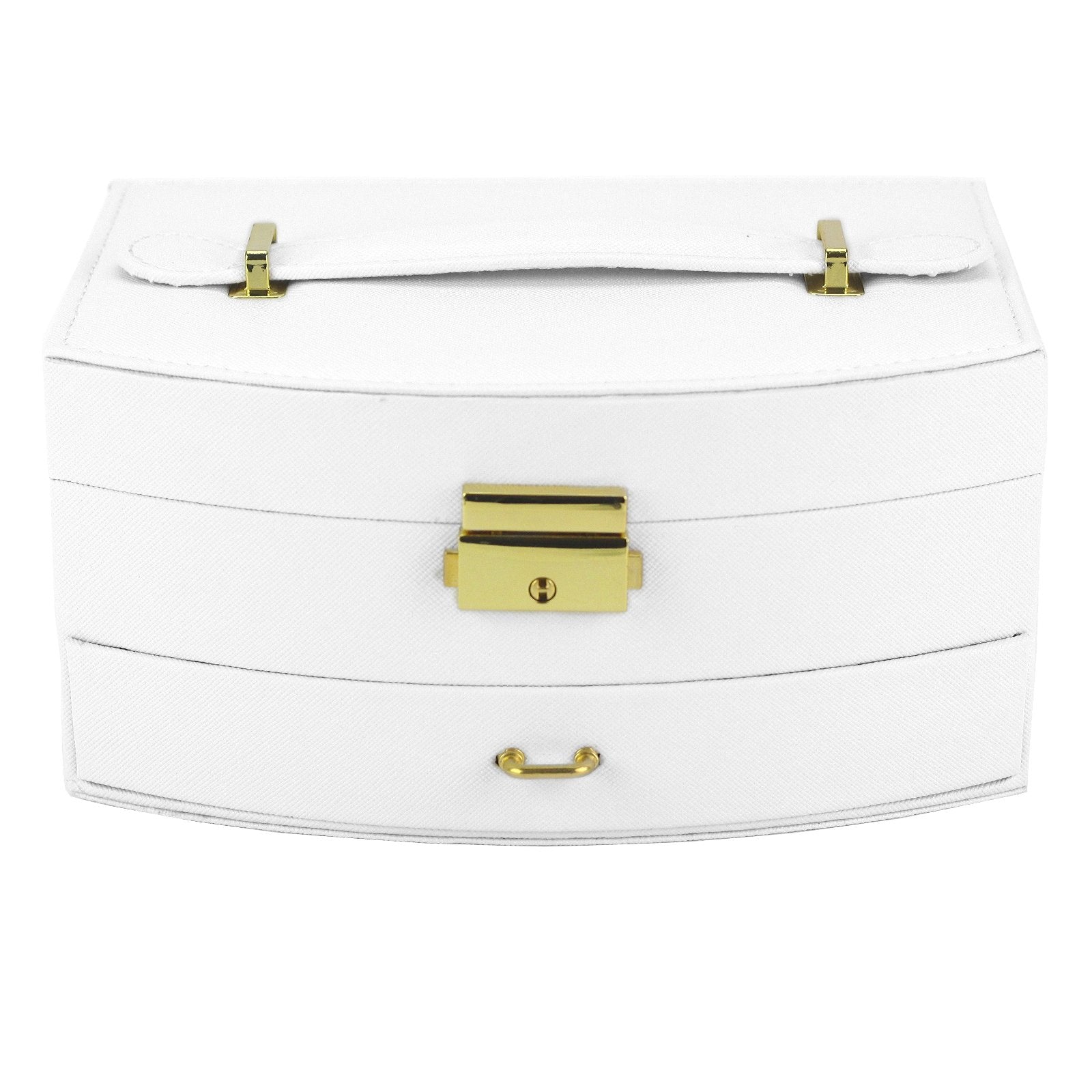 PATRIZIA BEAUTY-23003 baltas kosmetikos lagaminėlis biały