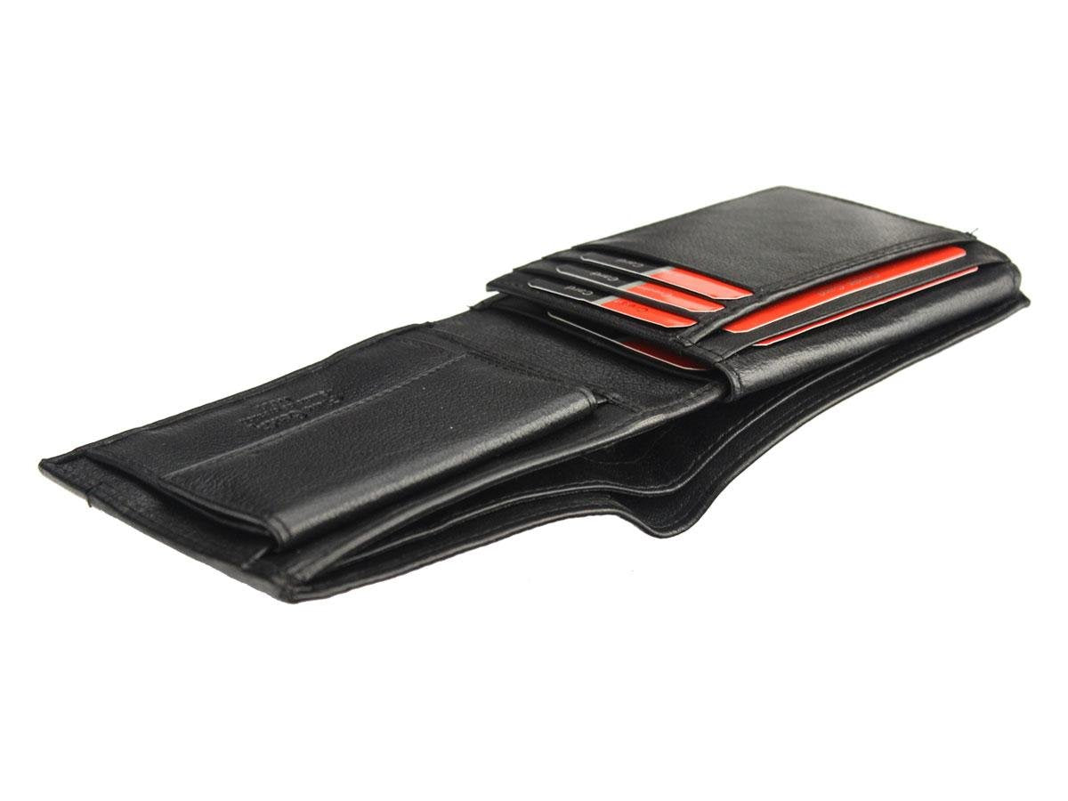 Pierre Cardin TILAK37 8806 RFID juoda ir mėlyna piniginė czarny + niebieski