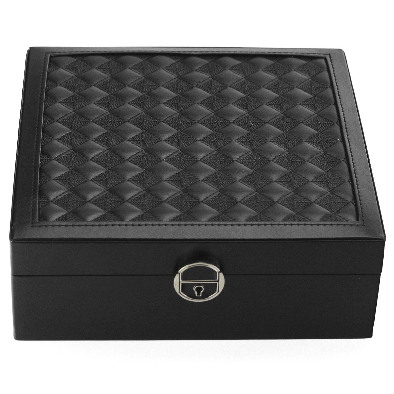 PATRIZIA BEAUTY-23001 juodas kosmetikos lagaminėlis czarny