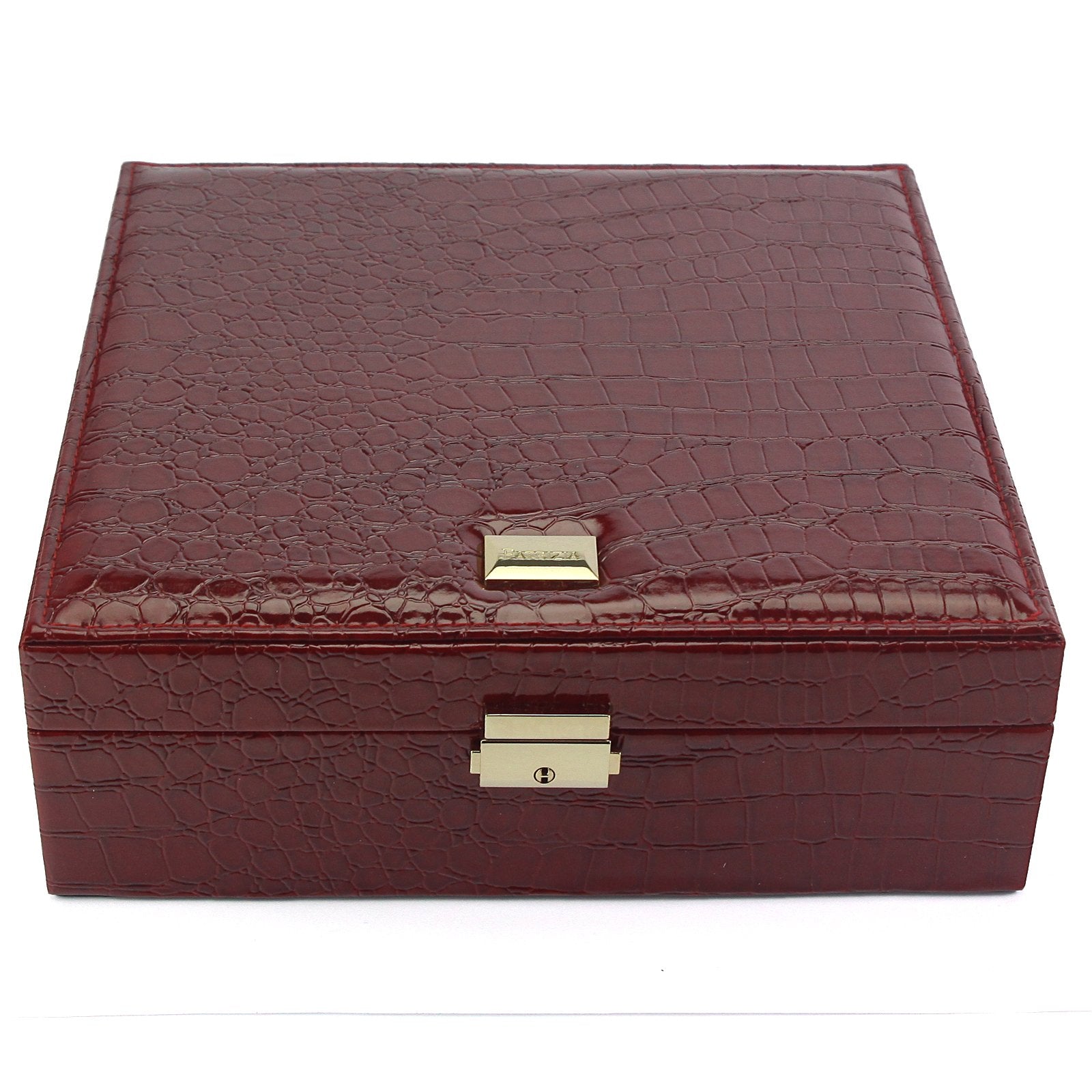 PATRIZIA BEAUTY-18080 bordo spalvos lagaminėlis bordo