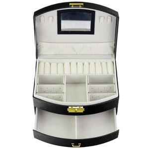 PATRIZIA BEAUTY-23003 juodas kosmetinis lagaminėlis czarny