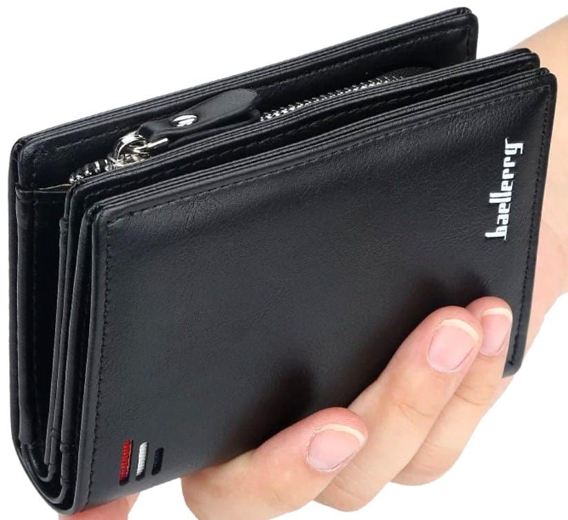 Vyriška piniginė E26, juoda S139