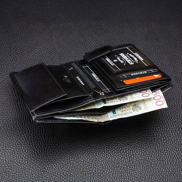 Vyriška vertikali odinė piniginė Stevens DP01 S16