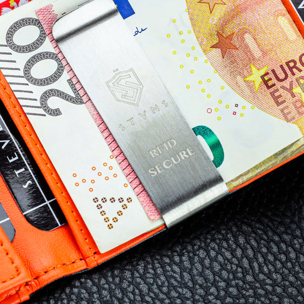 Vyriška plona piniginė, kortelių dėklas su RFID F02 S21