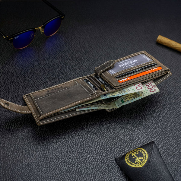 Vyriška odinė piniginė Stevens S190