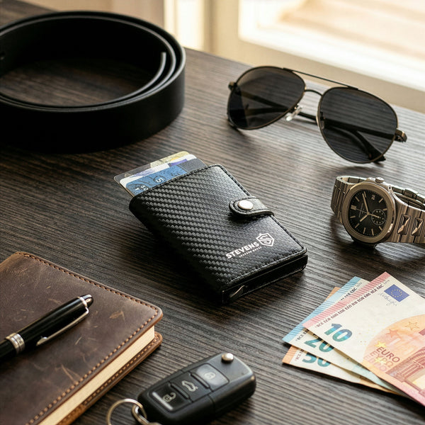 Kortelių dėklas vyrams Stevens FN1 S1062