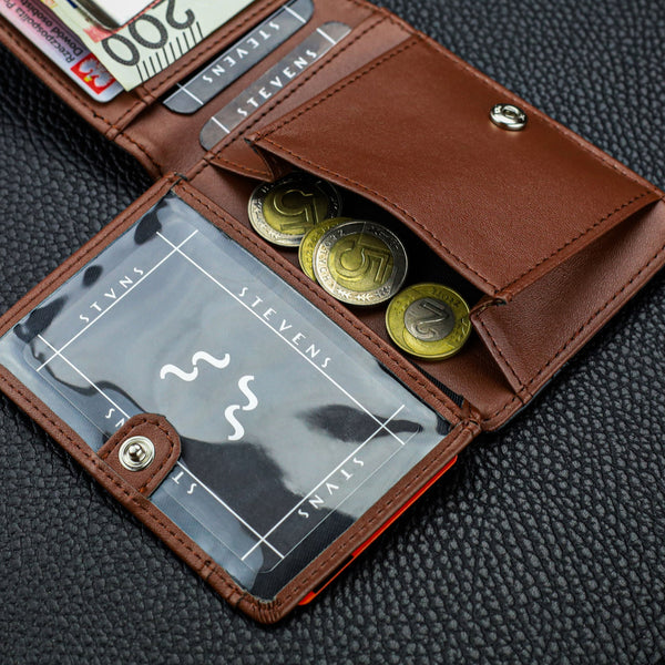 Vyriška plona piniginė, kortelių dėklas su RFID F02 S20