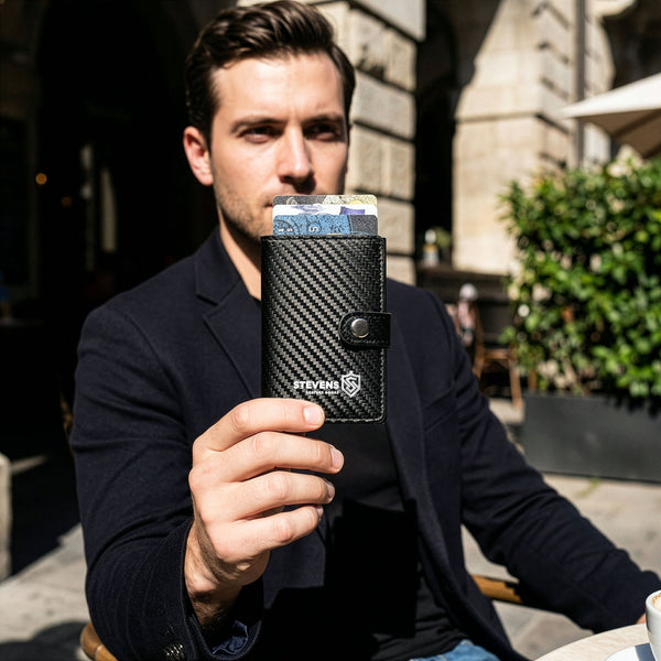 Kortelių dėklas vyrams Stevens FN1 S1062
