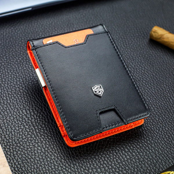 Vyriška plona piniginė, kortelių dėklas su RFID F02 S21