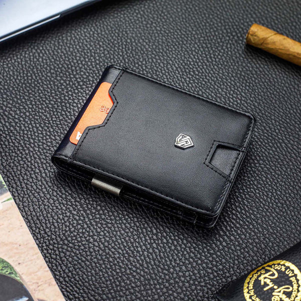 Vyriška plona piniginė, kortelių dėklas su RFID S24