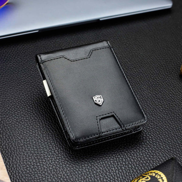 Vyriška plona piniginė, kortelių dėklas su RFID S24