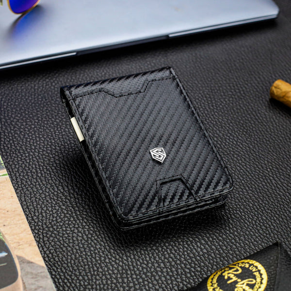 Vyriška plona piniginė, kortelių dėklas su RFID S25